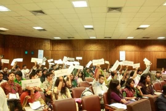 Model youth parliament passes the “Dhaka Youth Declaration 2011”