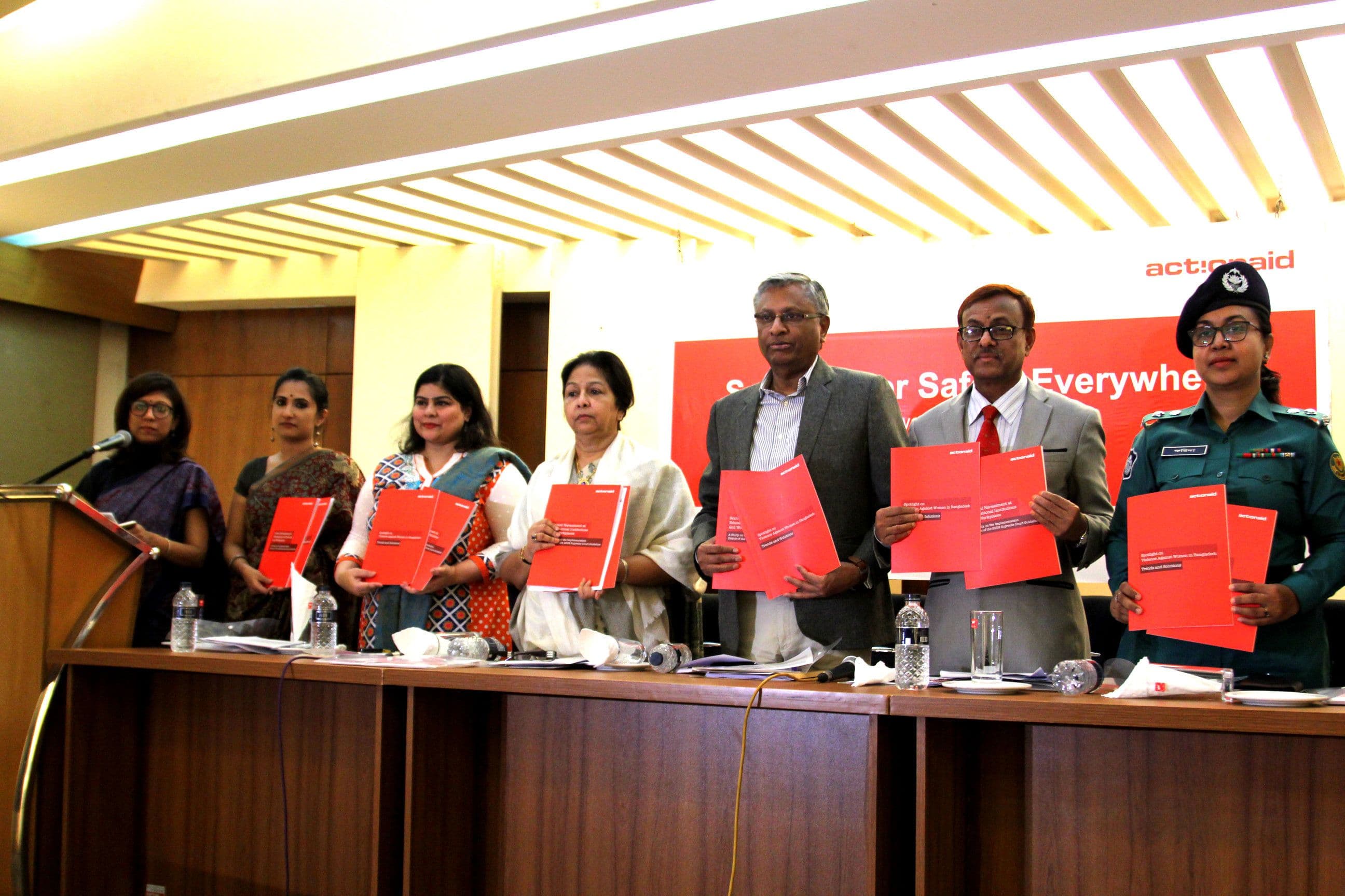 SEEKING HER SAFETY EVERYWHERE