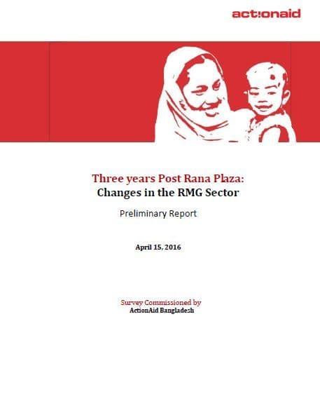 THREE YEARS SINCE RANA PLAZA: THE CHANGING RMG SECTOR