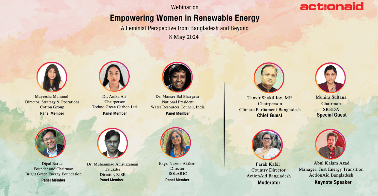 A call for women's empowerment to ensure sustainable renewable energy