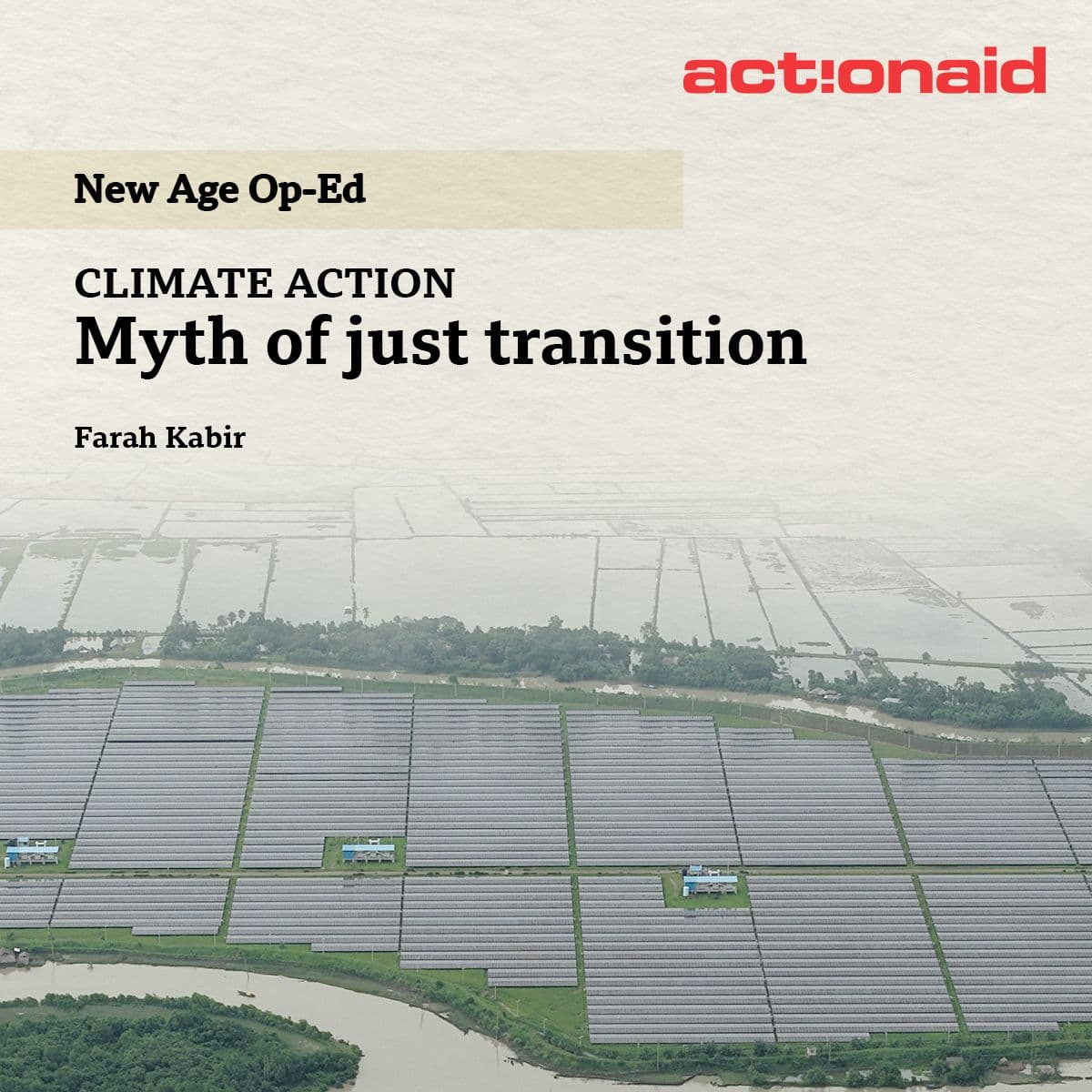 Myth of just transition