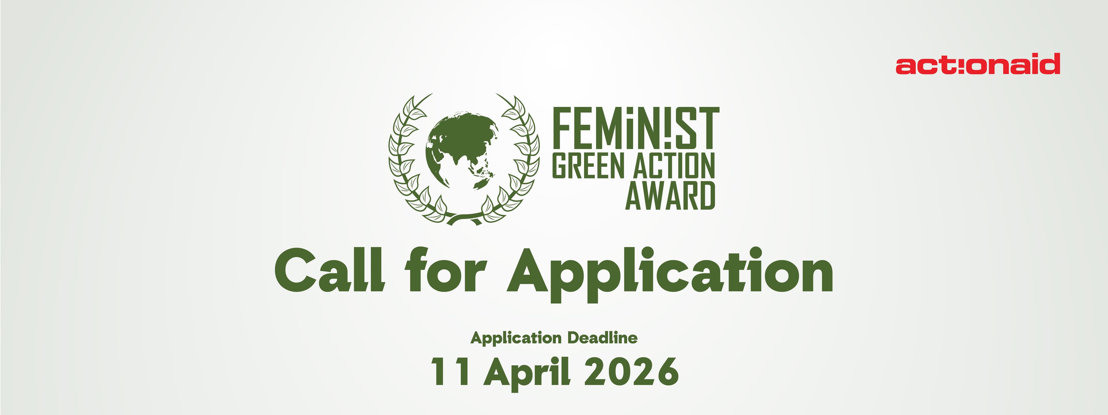  Feminist Green Action Award 2026