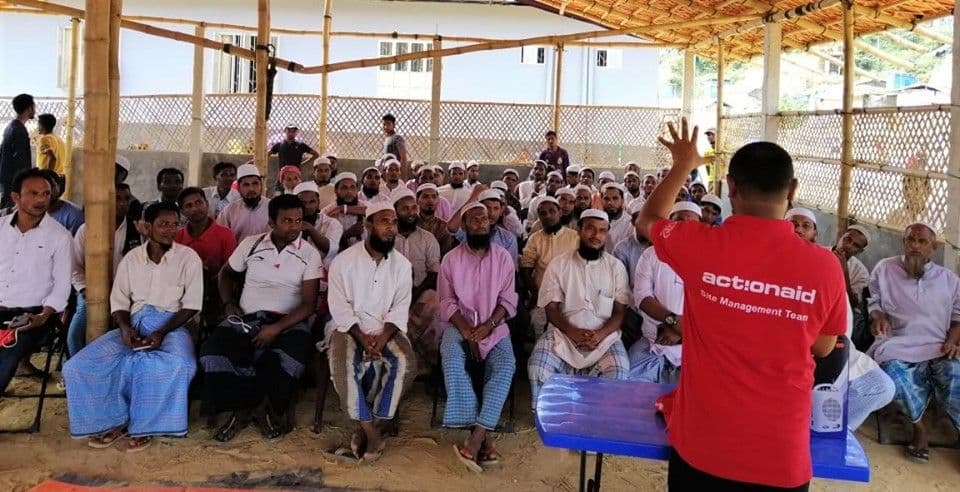 CYCLONE PREPARATION IN ROHINGYA CAMPS