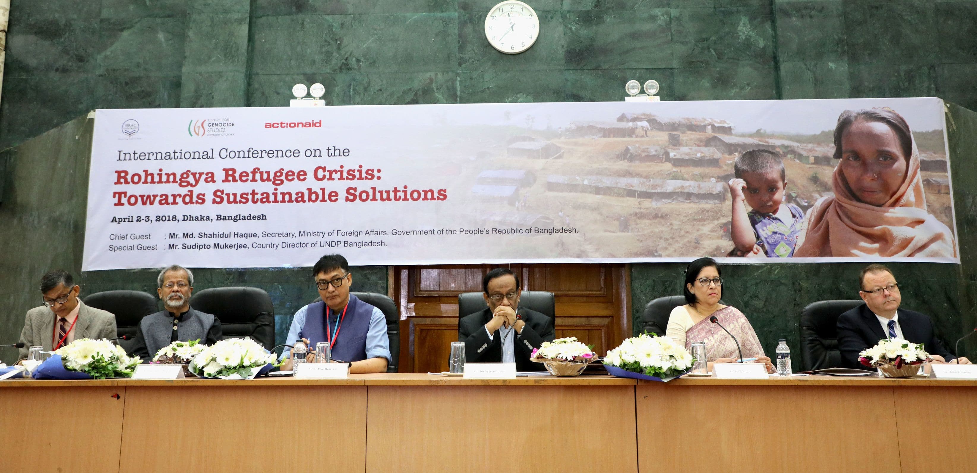 INTERNATIONAL CONFERENCE ON THE ROHINGYA REFUGEE CRISIS: TOWARDS SUSTAINABLE SOLUTIONS