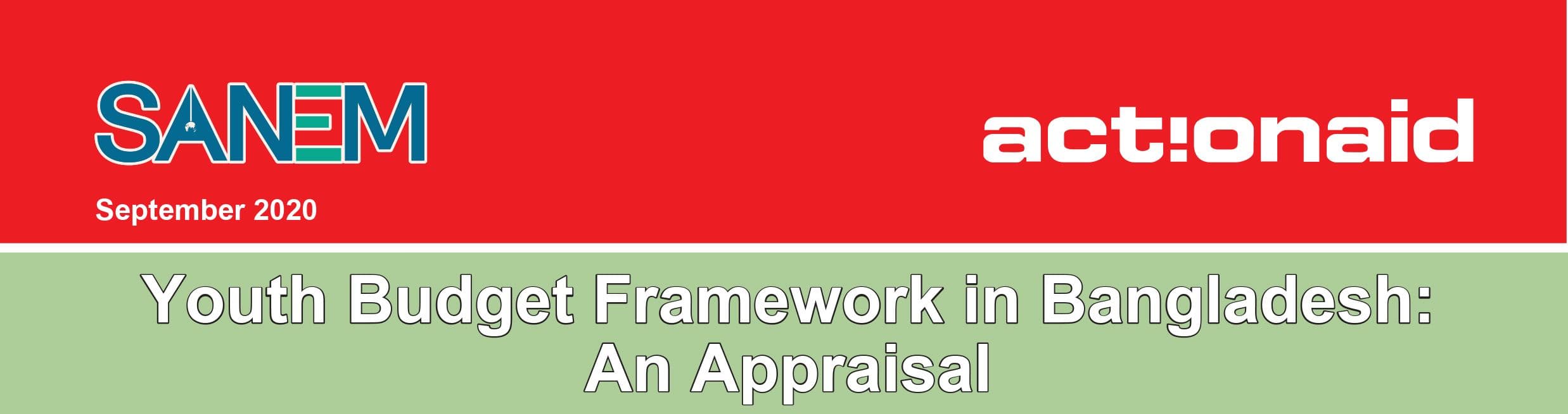 Policy Brief on Youth Budget Framework in Bangladesh: An Appraisal