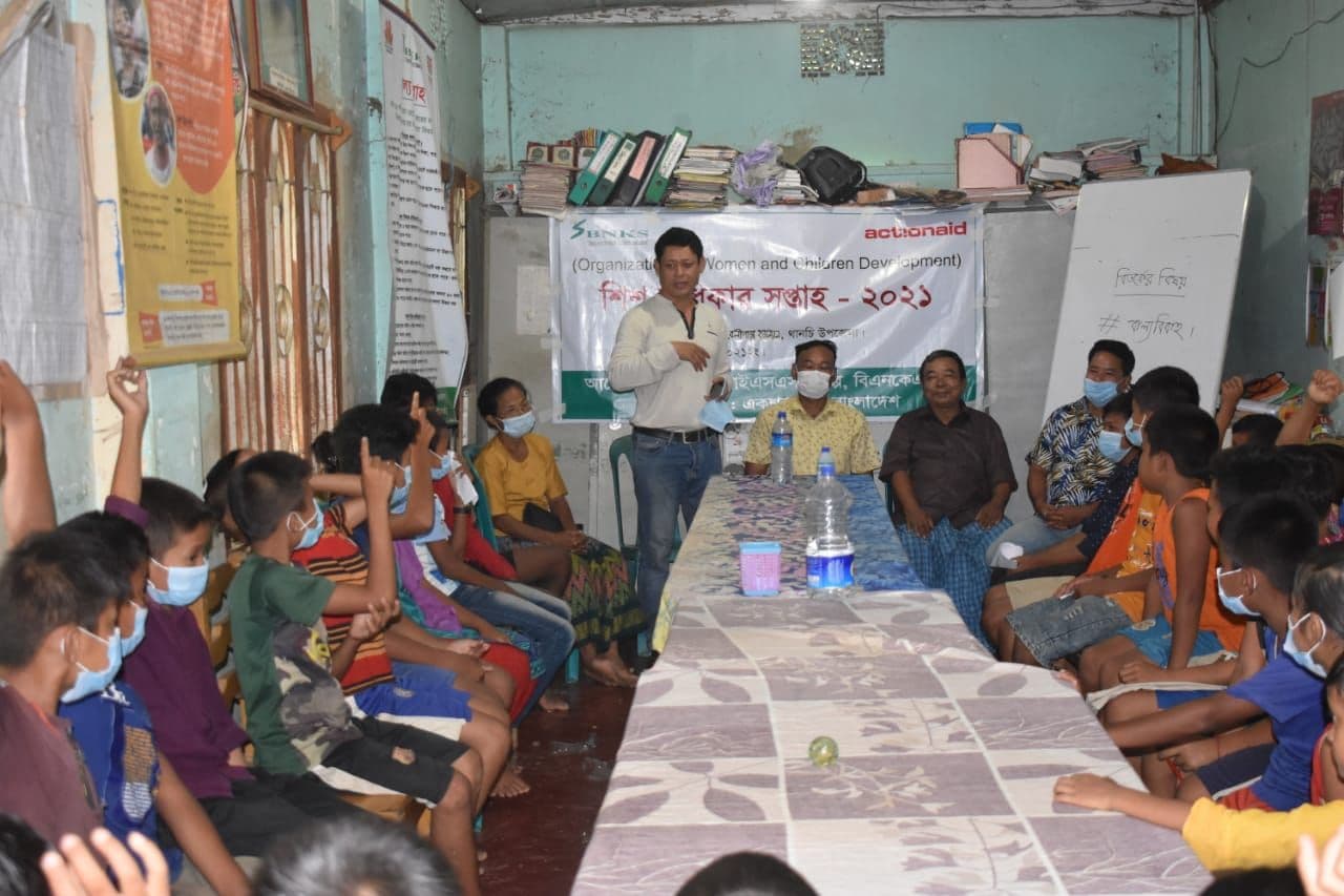 Child Rights Week - 2021 observation at LRP34