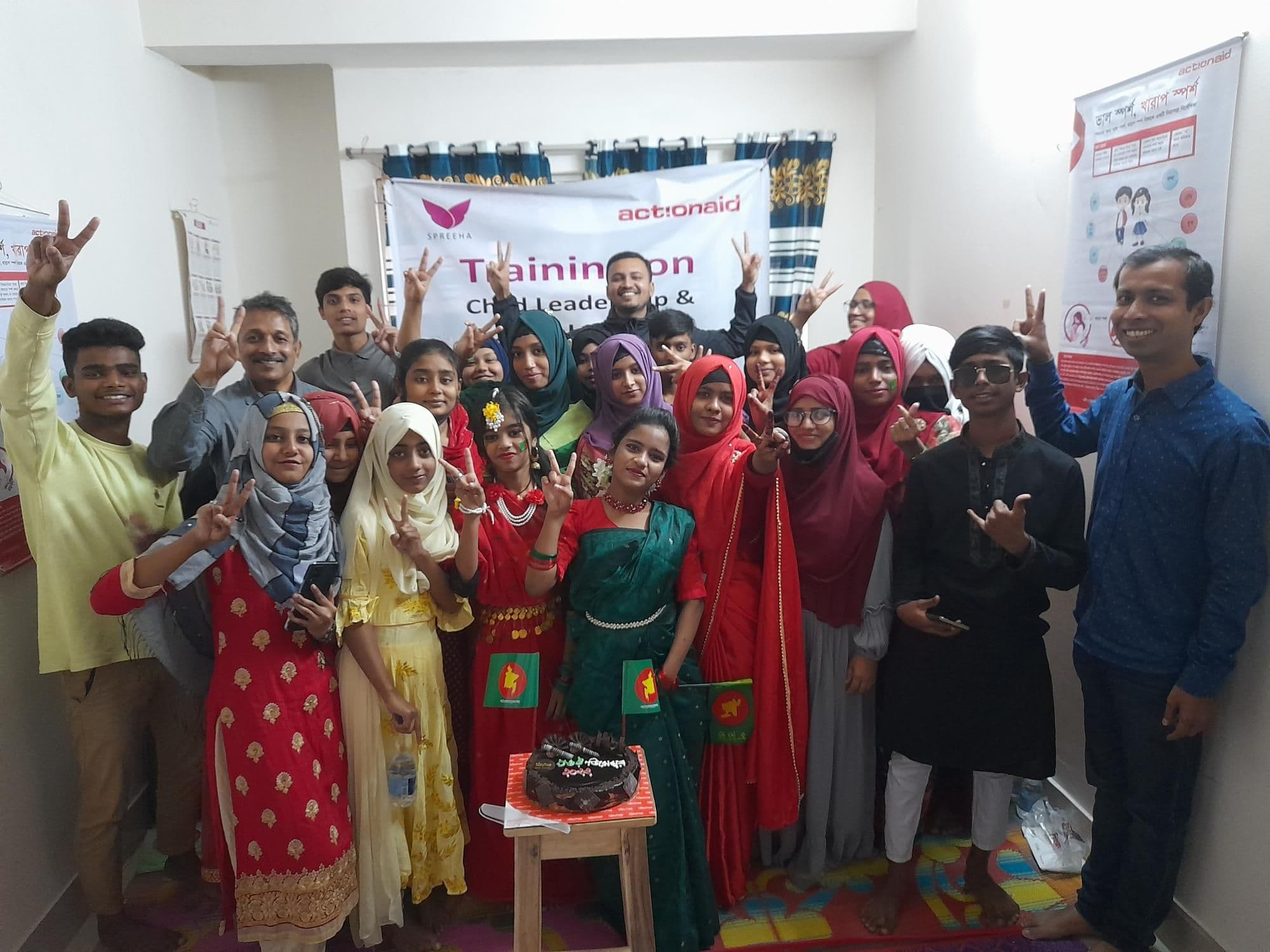 ActionAid Bangladesh undertakes to engage children in leadership through cultural movements to bring positive change in society