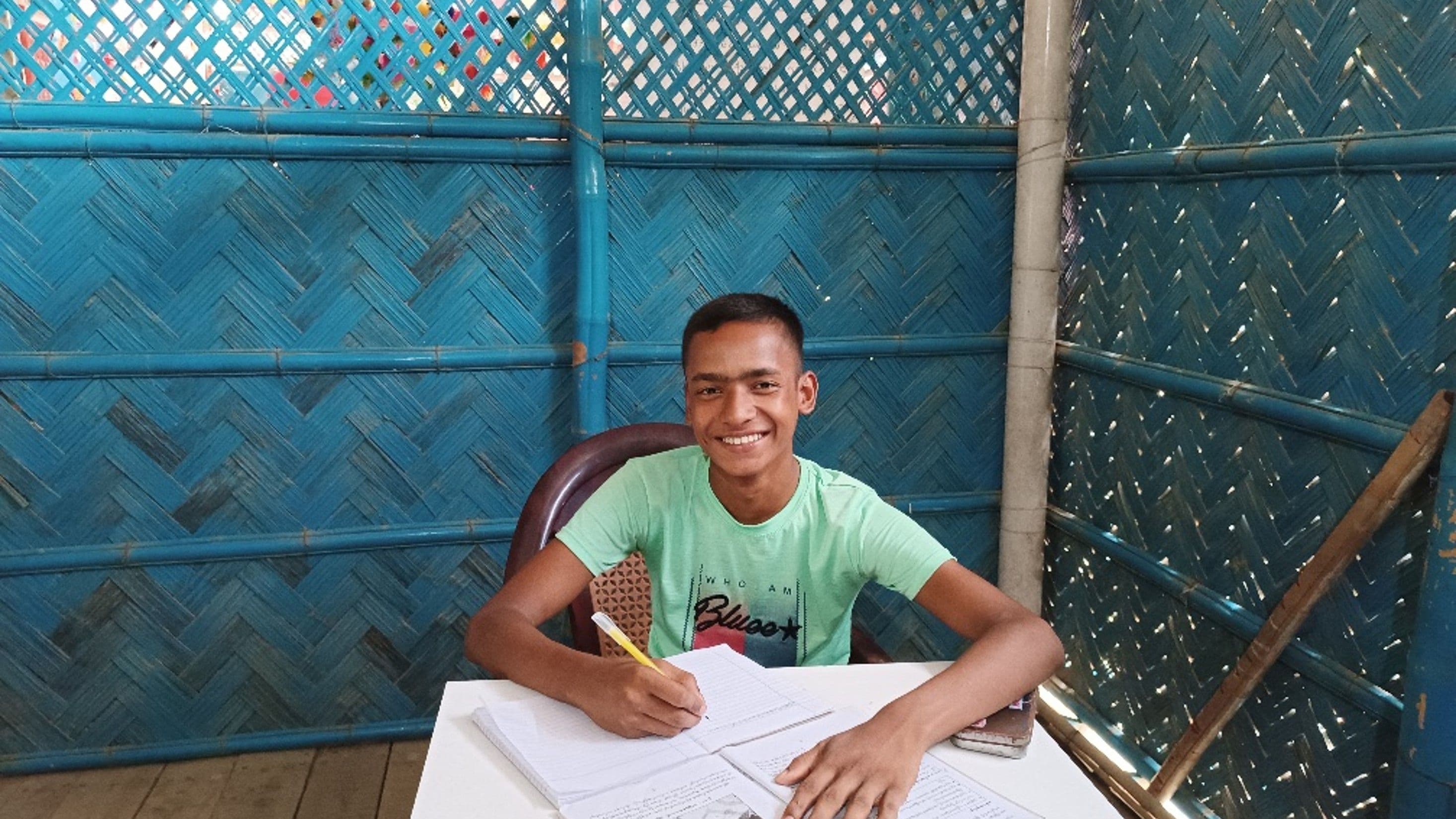 Library in Refugee Camp