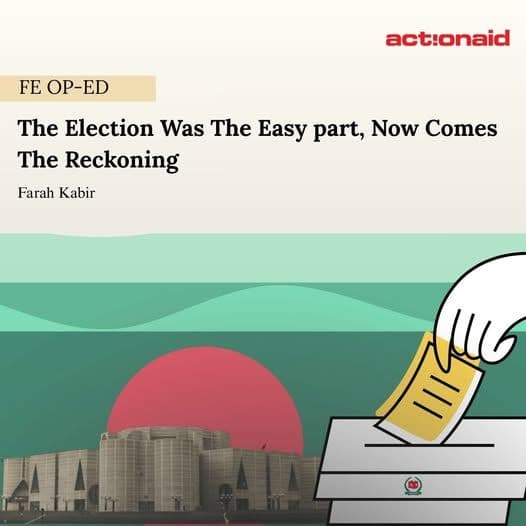 The election was the easy part, now comes the reckoning